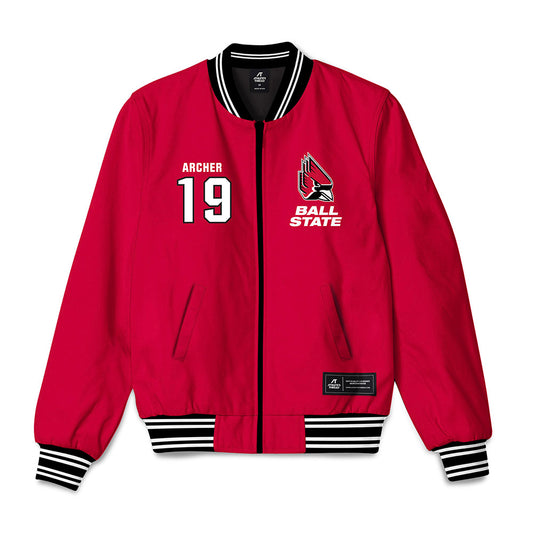Ball State - NCAA Women's Soccer : Kylie Archer - Bomber Jacket-0