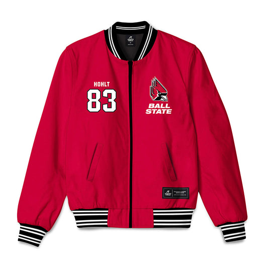 Ball State - NCAA Football : Eli Hohlt - Bomber Jacket-0