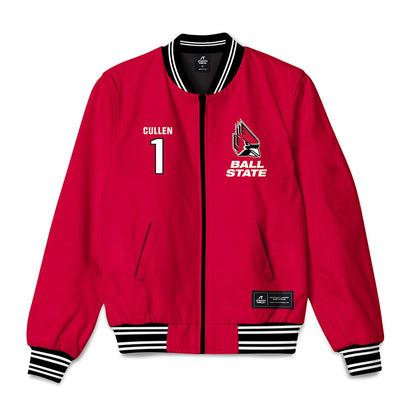 Ball State - NCAA Softball : Ayvah Cullen - Bomber Jacket-0