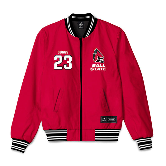 Ball State - NCAA Football : Jordan Suggs - Bomber Jacket-0
