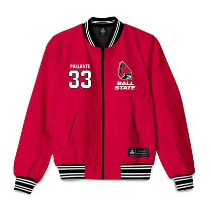Ball State - NCAA Women's Soccer : Kate Pallante - Bomber Jacket-0