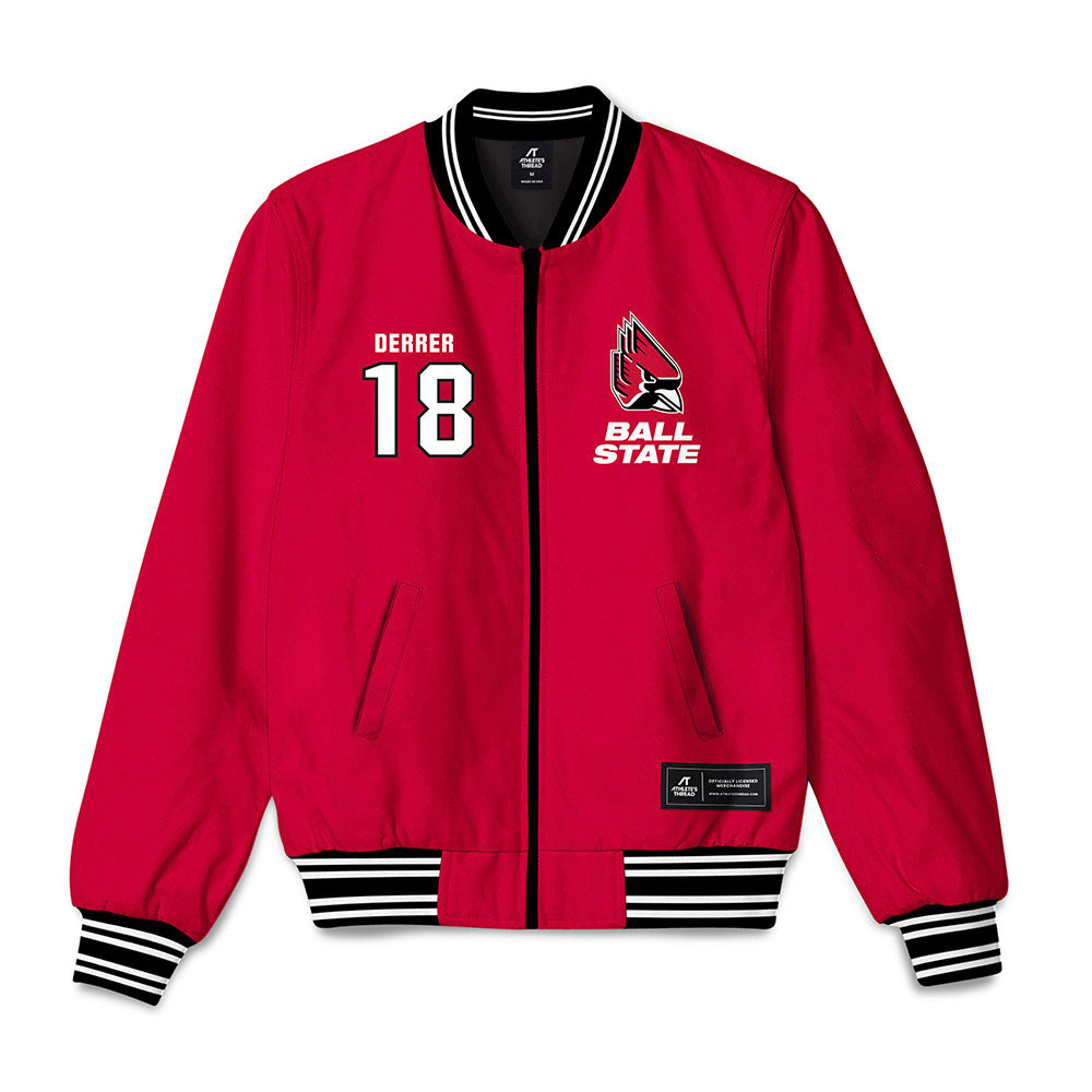 Ball State - NCAA Football : Bodie Derrer - Bomber Jacket-0