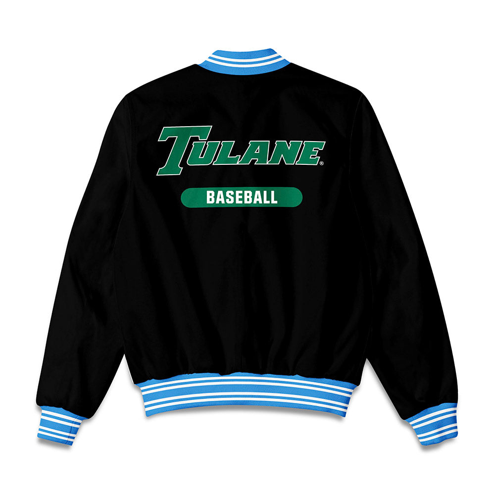 Tulane - NCAA Baseball : Kaikea Harrison - Bomber Jacket-1