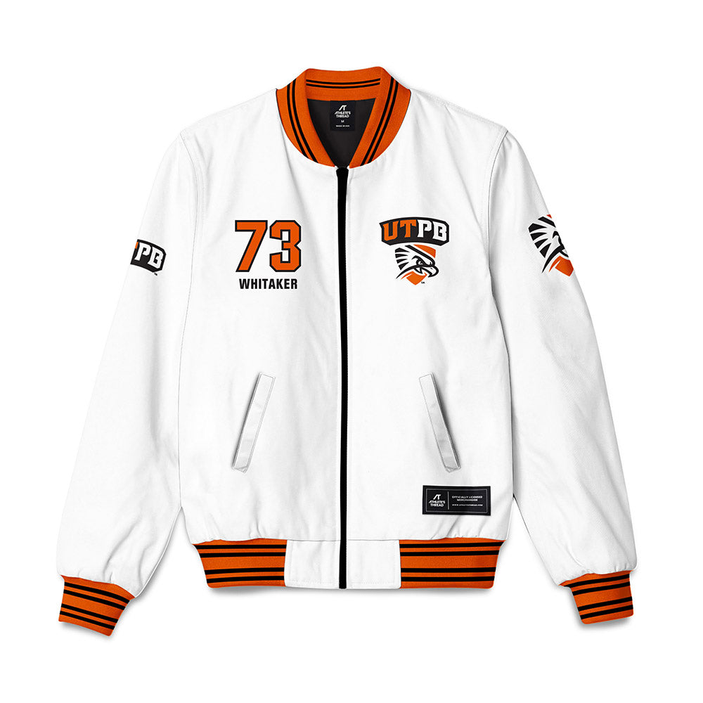 UTPB - NCAA Football : Ephraim Whitaker - Bomber Jacket-0