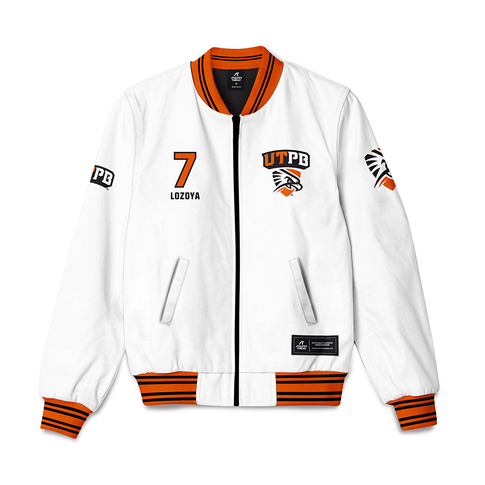 UTPB - NCAA Baseball : Sebastian Lozoya - Bomber Jacket-0