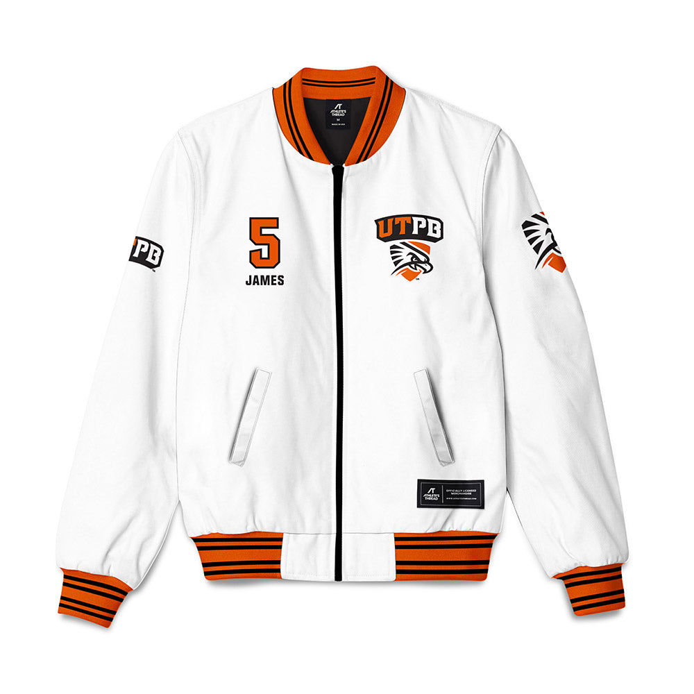 UTPB - NCAA Baseball : Solomon James - Bomber Jacket-0