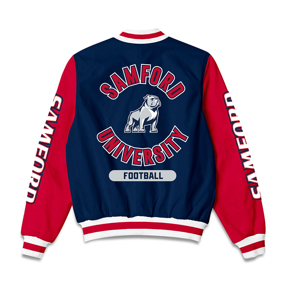 Samford - NCAA Football : Cayden Aukerman - Bomber Jacket-1