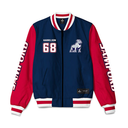 Samford - NCAA Football : Asher Harrelson - Bomber Jacket-0