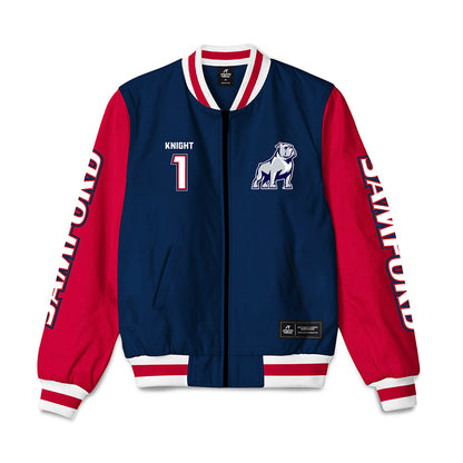 Samford - NCAA Women's Basketball : Jada Knight - Bomber Jacket-0