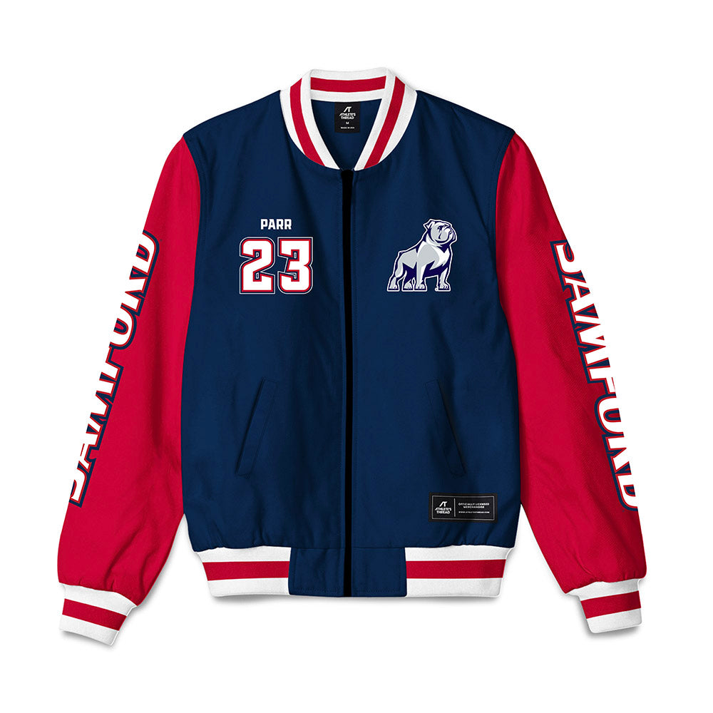 Samford - NCAA Women's Soccer : Alex Parr - Bomber Jacket-0