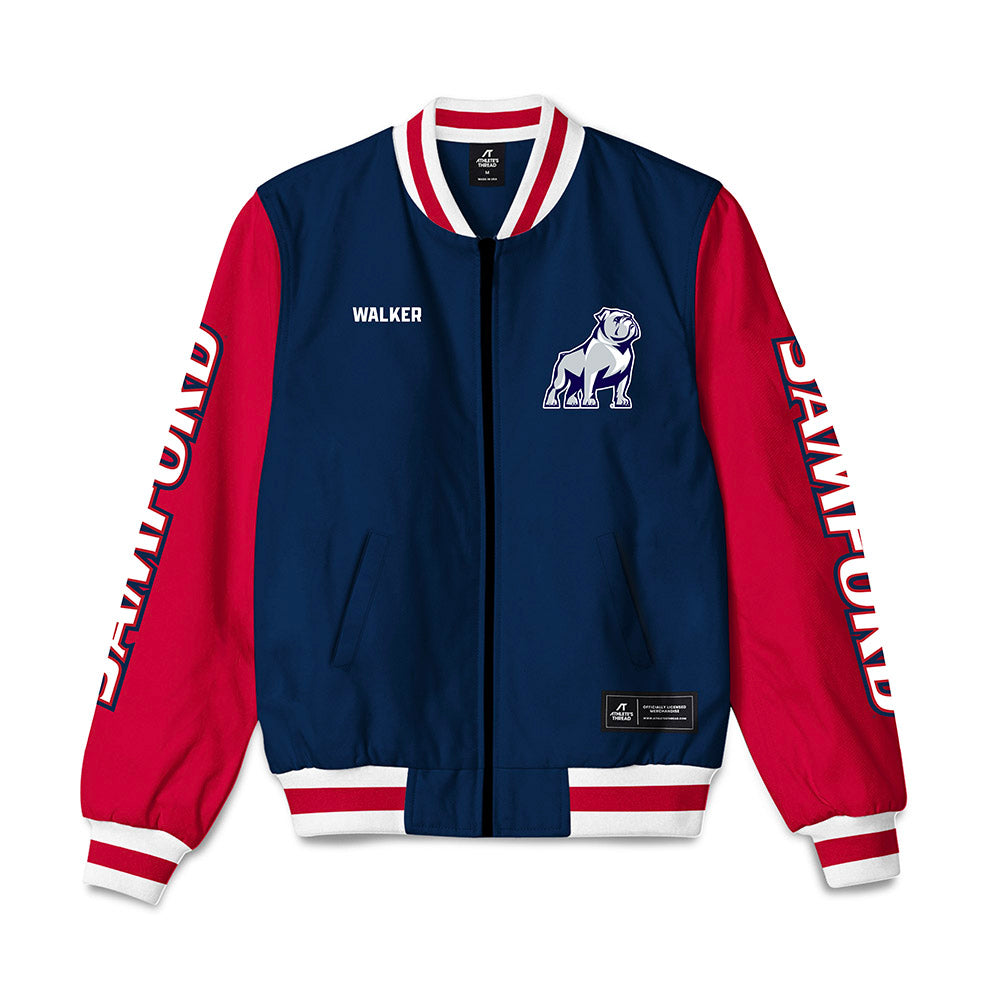 Samford - NCAA Women's Track & Field : Rashni Walker - Bomber Jacket-0