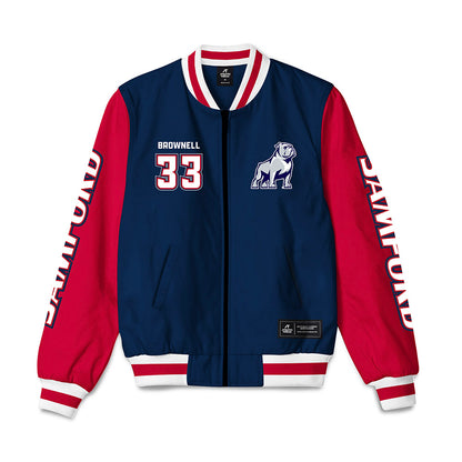 Samford - NCAA Men's Basketball : Jaden Brownell - Bomber Jacket-0