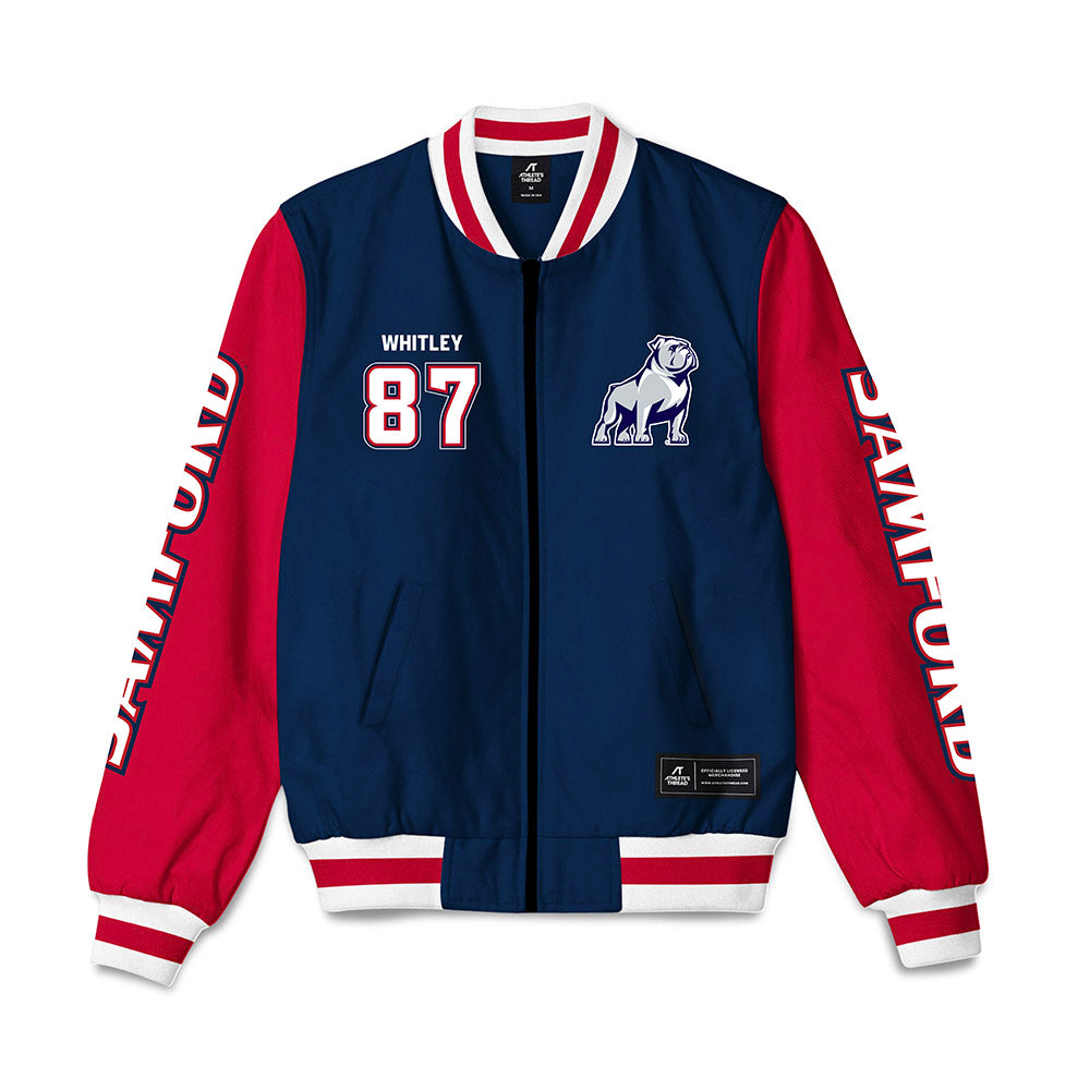 Samford - NCAA Football : Brice Whitley - Bomber Jacket-0