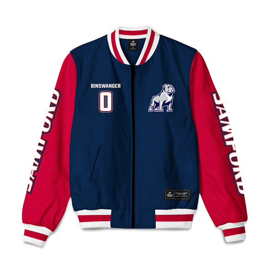Samford - NCAA Women's Basketball : Paisley Binswanger - Bomber Jacket-0