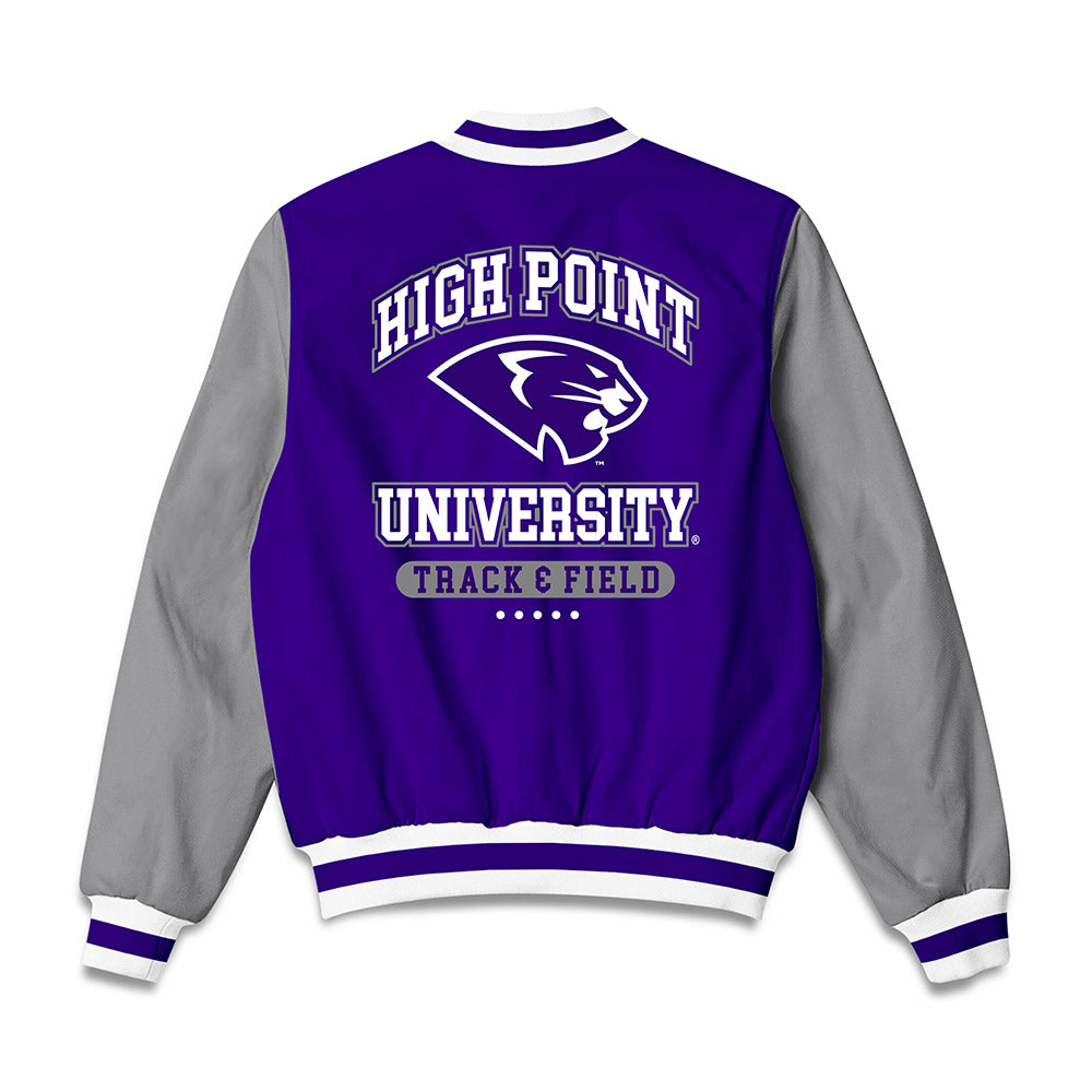 High Point - NCAA Women's Track & Field : Mya Hines - Bomber Jacket-1
