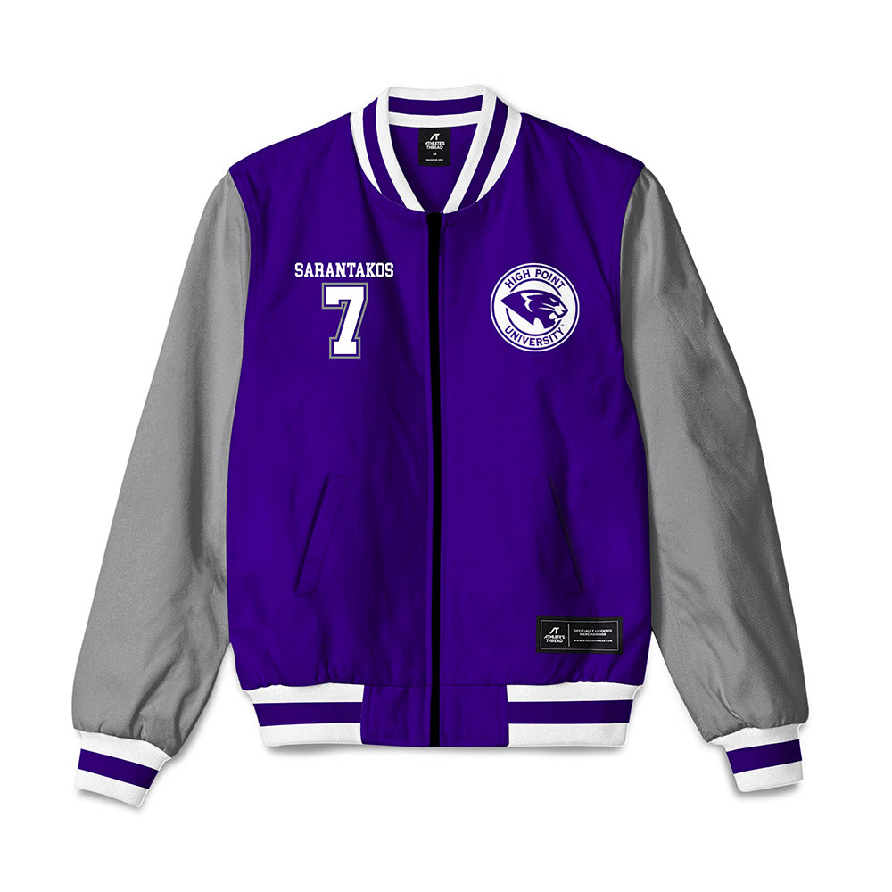 High Point - NCAA Men's Soccer : Nick Sarantakos - Bomber Jacket-0