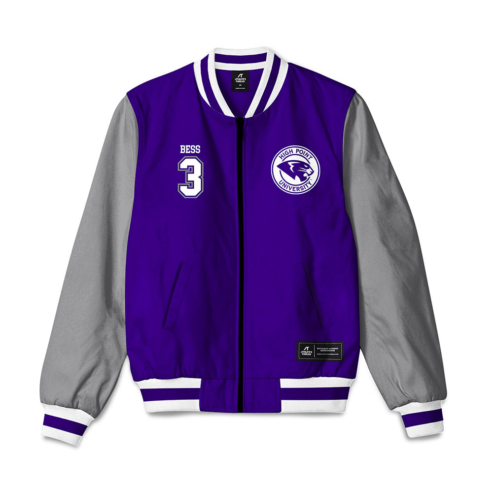 High Point - NCAA Women's Basketball : Rylee Bess - Bomber Jacket-0