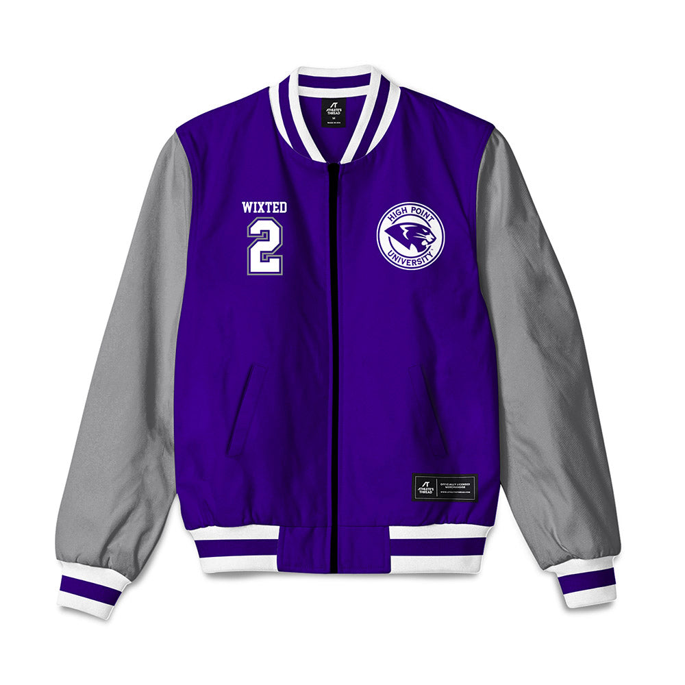 High Point - NCAA Men's Lacrosse : Justin Wixted - Bomber Jacket-0