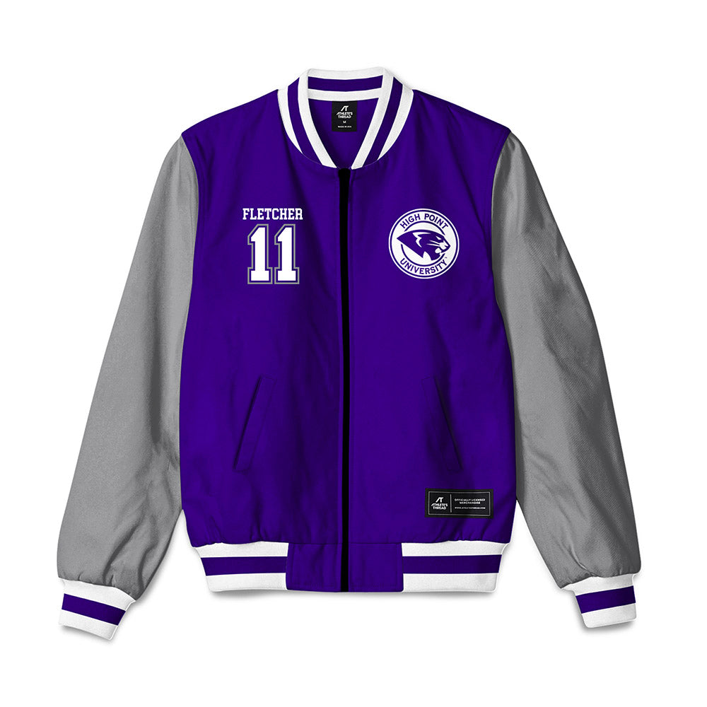 High Point - NCAA Men's Basketball : Camron Fletcher - Bomber Jacket-0