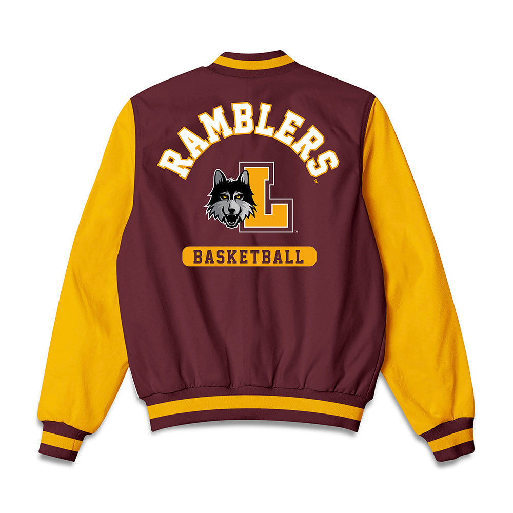 Loyola - NCAA Men's Basketball : Kayde Dotson - Bomber Jacket-1