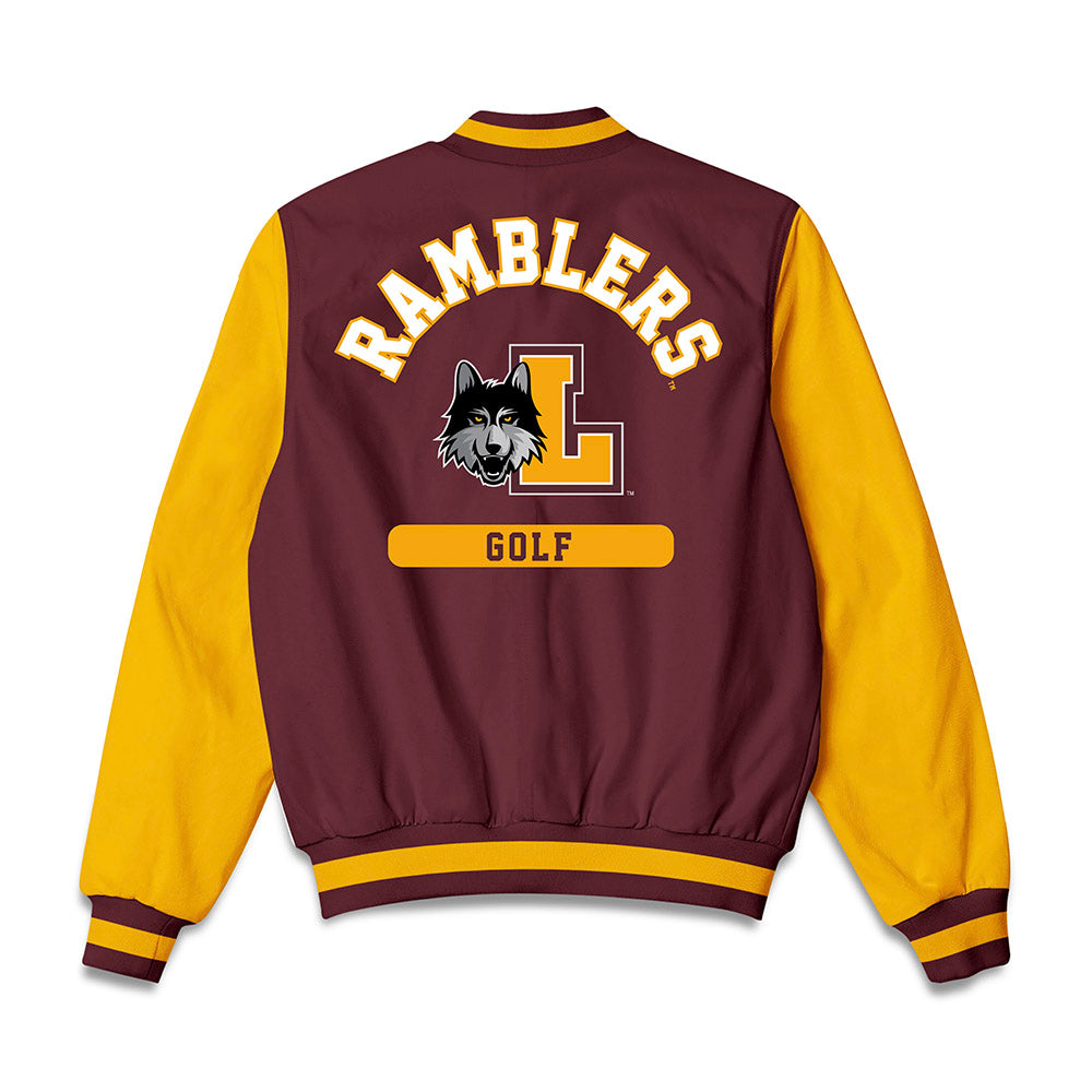 Loyola - NCAA Women's Golf : Reese Kite - Bomber Jacket-1