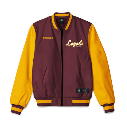 Loyola - NCAA Men's Golf : Jackson Overton - Bomber Jacket