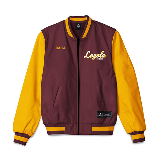 Loyola - NCAA Men's Cross Country : Francesco Benelli - Bomber Jacket-0