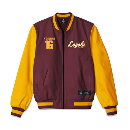 Loyola - NCAA Women's Soccer : Josslyn Weissman - Bomber Jacket-0