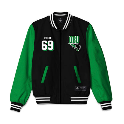 OKBU - NCAA Football : Morgan Cobb - Bomber Jacket-0