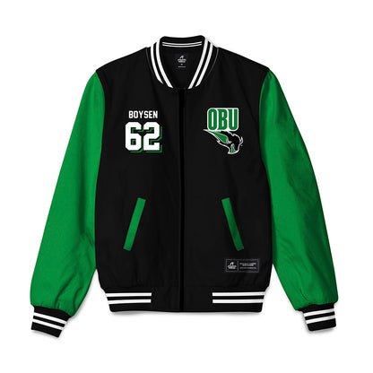 OKBU - NCAA Football : Robert Boysen - Bomber Jacket-0