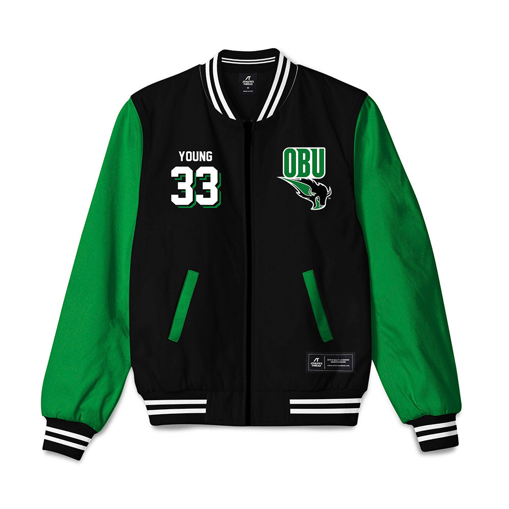 OKBU - NCAA Women's Basketball : Aaliyah Young - Bomber Jacket-0