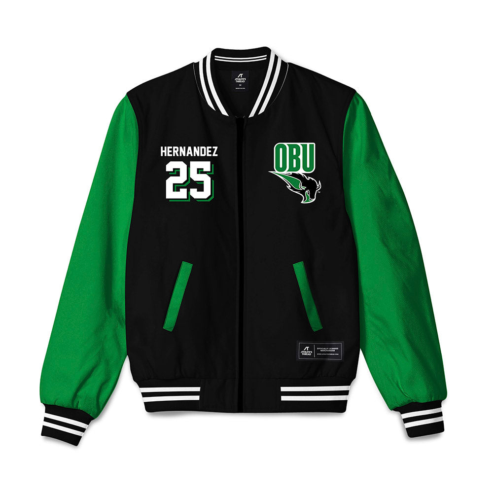 OKBU - NCAA Baseball : Lucas Hernandez - Bomber Jacket-0
