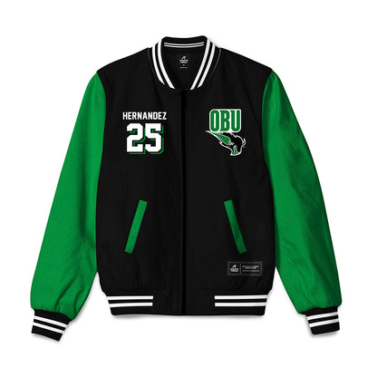 OKBU - NCAA Baseball : Lucas Hernandez - Bomber Jacket-0