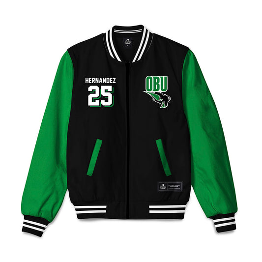 OKBU - NCAA Baseball : Lucas Hernandez - Bomber Jacket-0