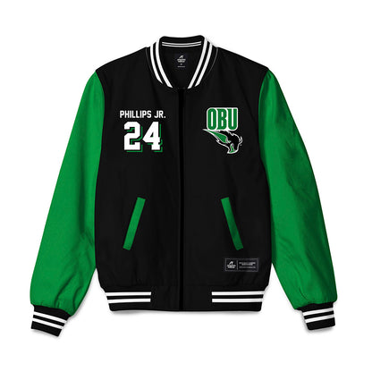 OKBU - NCAA Football : Monti Phillips jr. - Bomber Jacket-0