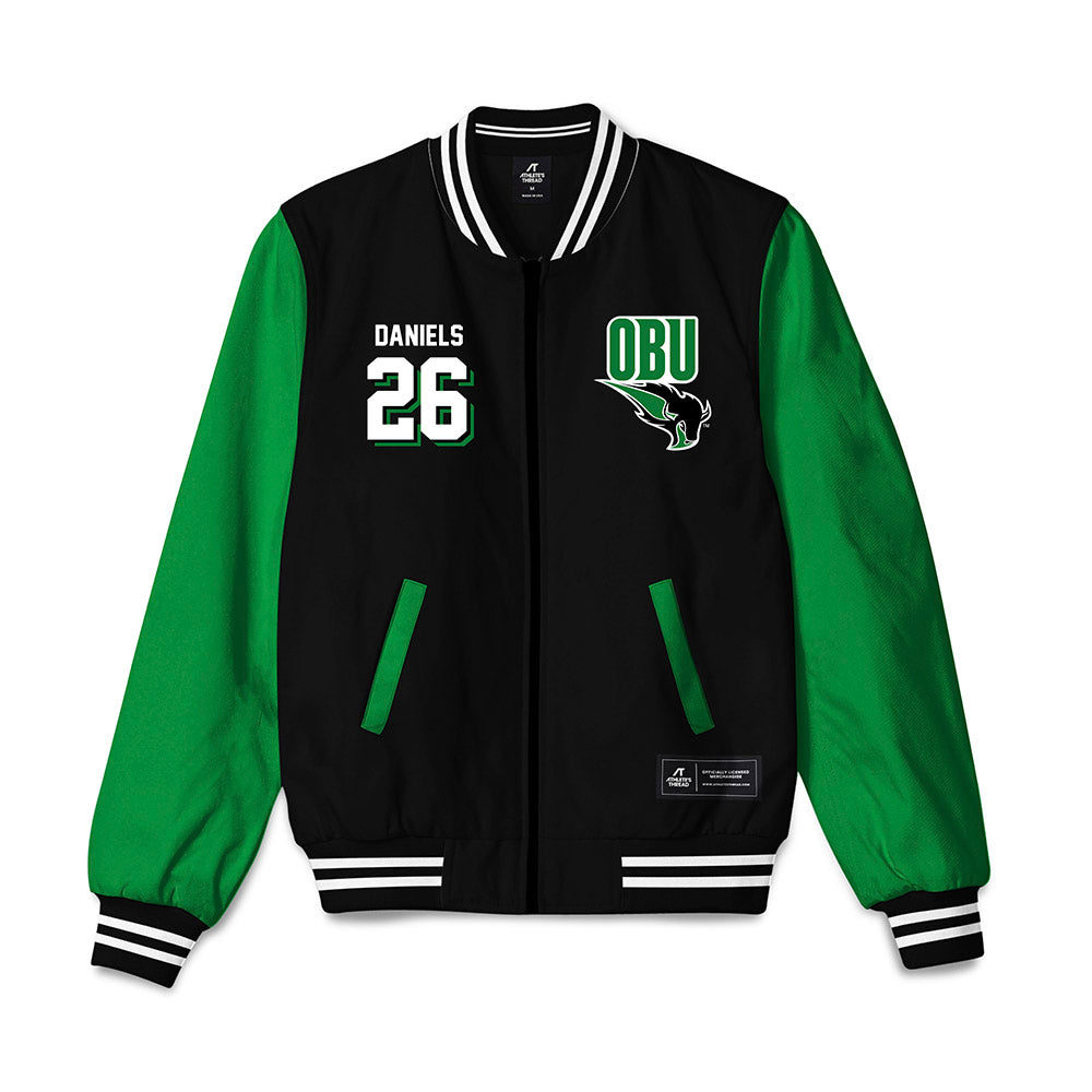 OKBU - NCAA Football : Devan Daniels - Bomber Jacket-0