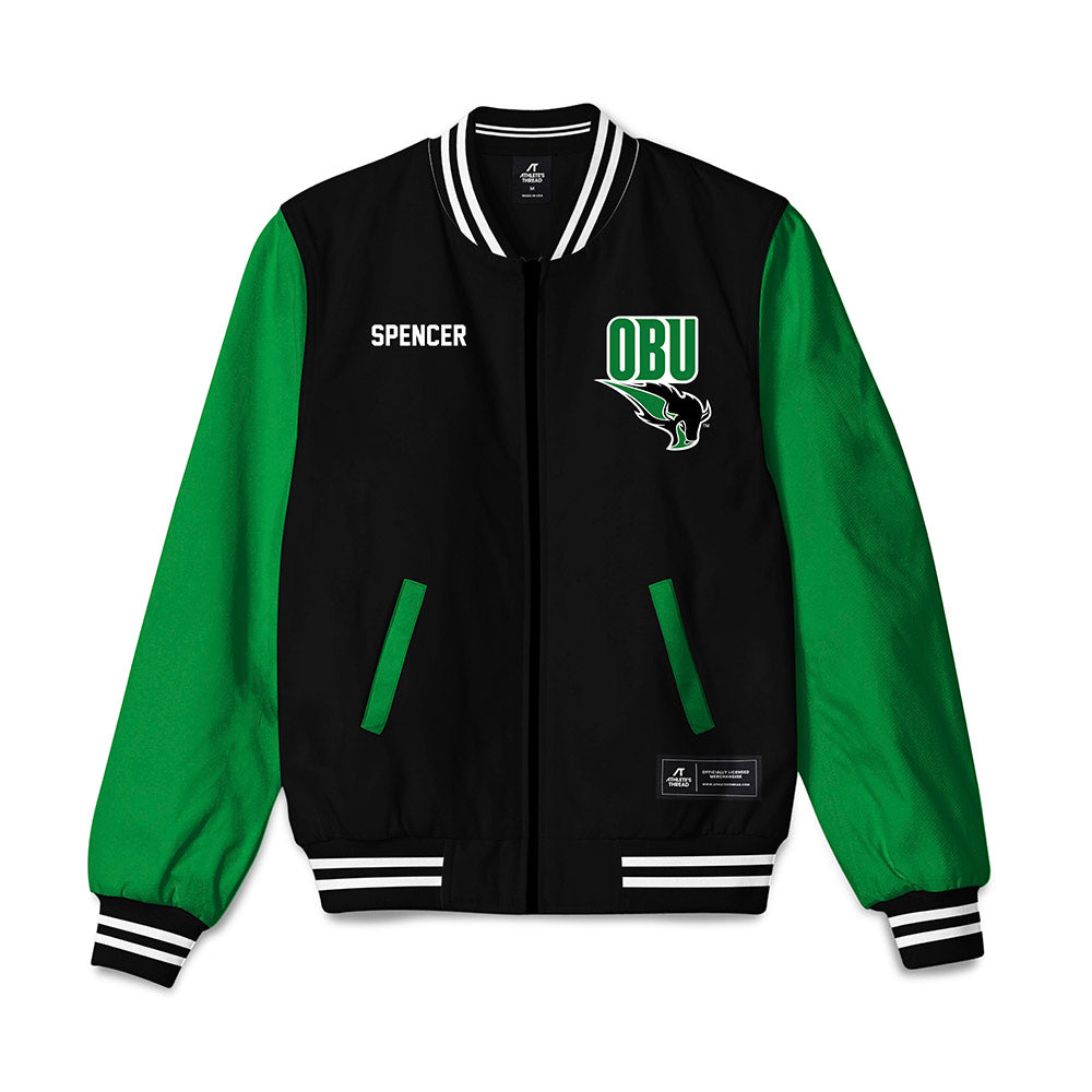 OKBU - NCAA Men's Track & Field : Gage Spencer - Bomber Jacket-0