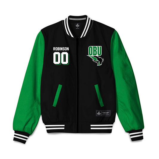 OKBU - NCAA Football : Beckham Robinson - Bomber Jacket-0