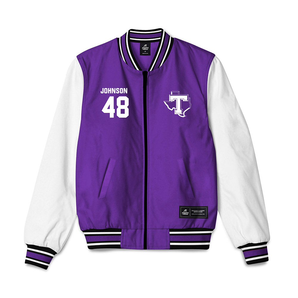 Tarleton State - NCAA Football : Broderick Johnson - Bomber Jacket-0