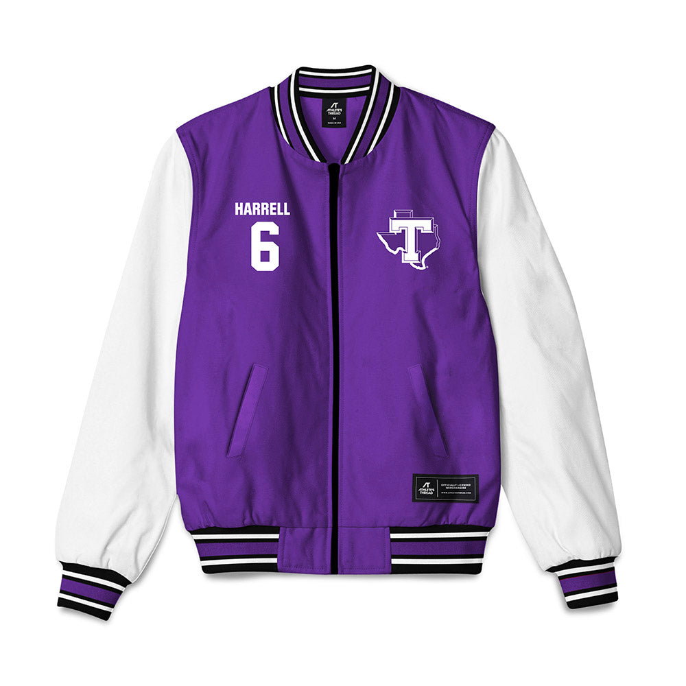 Tarleton State - NCAA Football : Ajai Harrell - Bomber Jacket-0