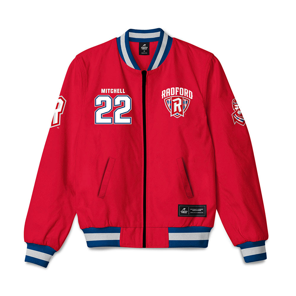 Radford - NCAA Women's Basketball : Amanda Mitchell - Bomber Jacket-0