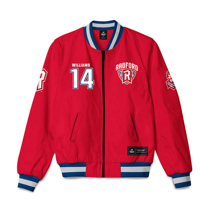 Radford - NCAA Women's Basketball : Lindsee Williams - Bomber Jacket-0