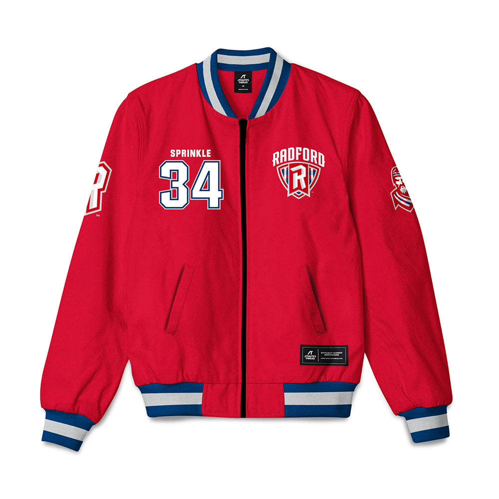 Radford - NCAA Women's Lacrosse : Olivia Sprinkle - Bomber Jacket-0