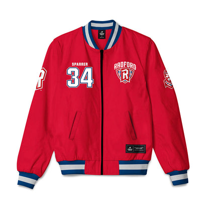 Radford - NCAA Baseball : Tyler Sparrer - Bomber Jacket-0