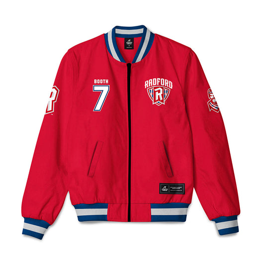 Radford - NCAA Men's Soccer : Dax Booth - Bomber Jacket-0