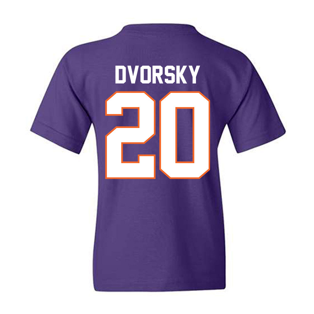 Clemson - NCAA Baseball : Nathan Dvorsky - Classic Shersey Youth T-Shirt-1