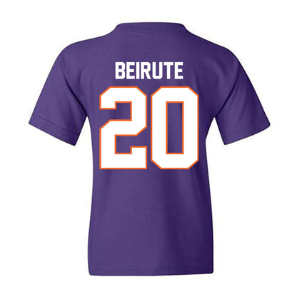 Clemson - NCAA Men's Soccer : Andres Beirute - Classic Shersey Youth T-Shirt-1