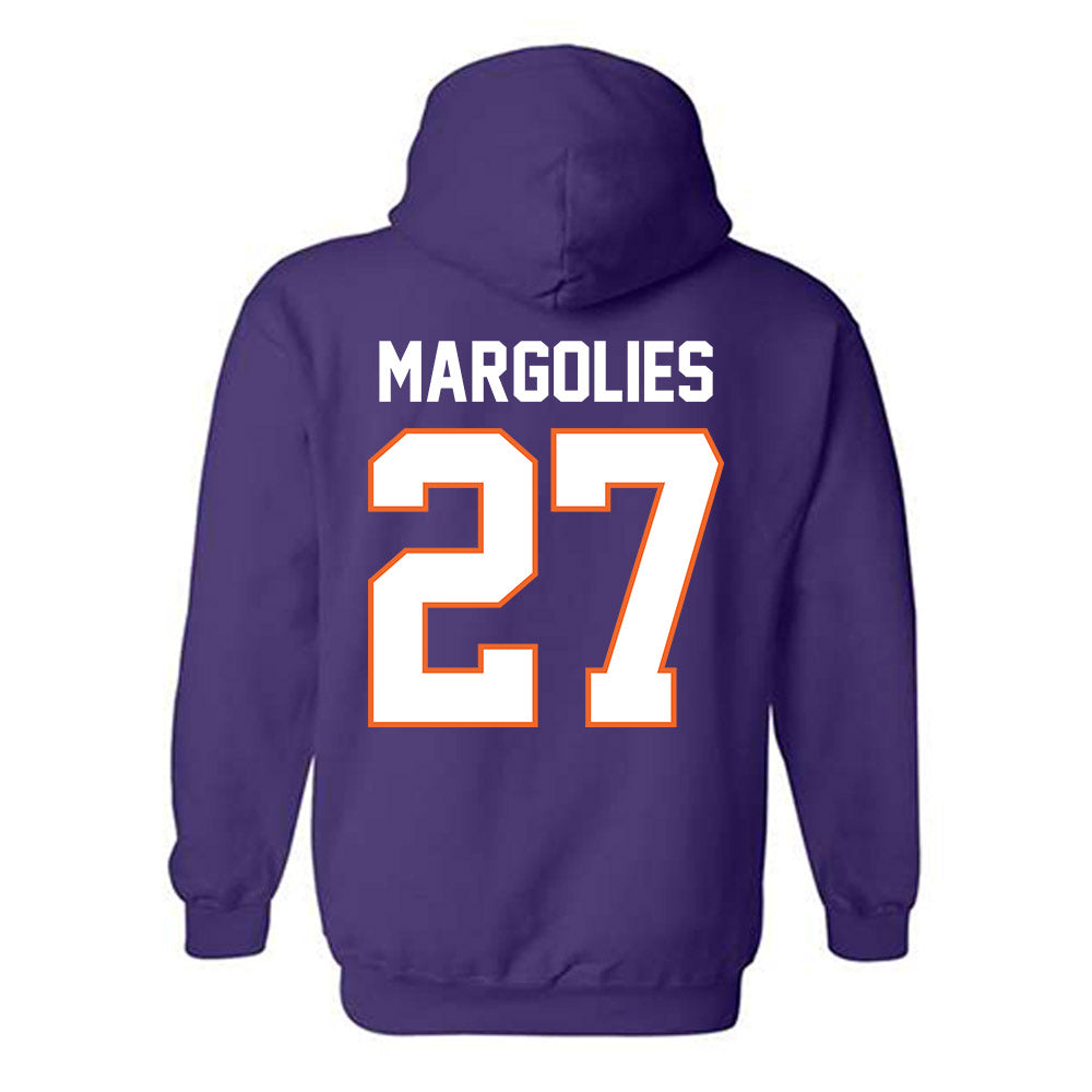 Clemson - NCAA Baseball : Dan Margolies - Classic Shersey Hooded Sweatshirt-1