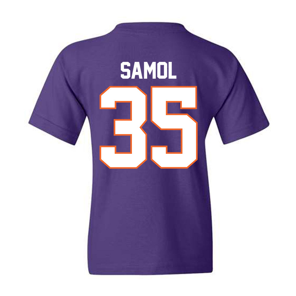 Clemson - NCAA Baseball : Noah Samol - Classic Shersey Youth T-Shirt