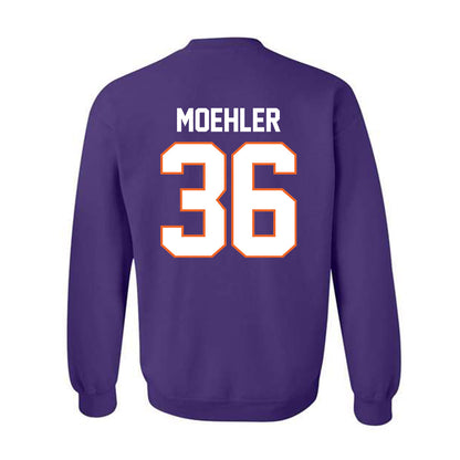 Clemson - NCAA Baseball : Dane Moehler - Classic Shersey Crewneck Sweatshirt-1